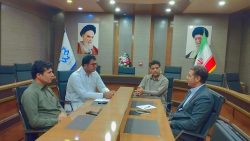 دیدار اعضای شورای  اسلامی شهر چابهار با رئیس اداره صنعت، معدن و تجارت شهرستان چابهار